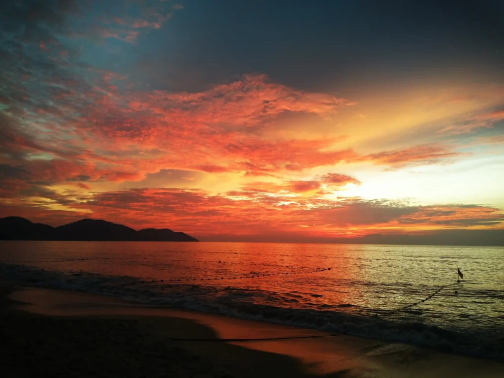 batu ferringhi sunset view