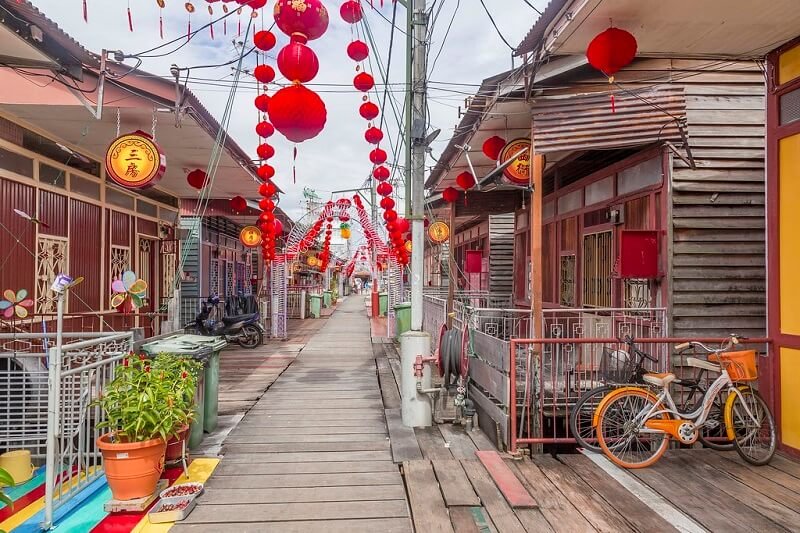 chew jetty check in spots in penang