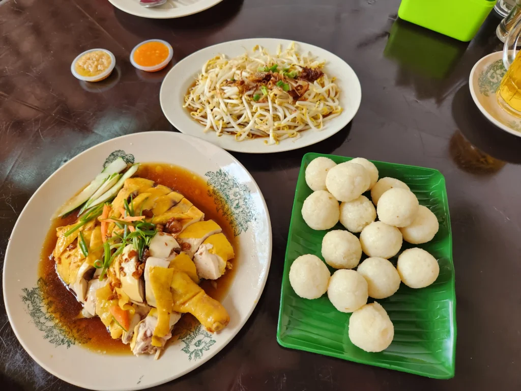 chicken rice ball